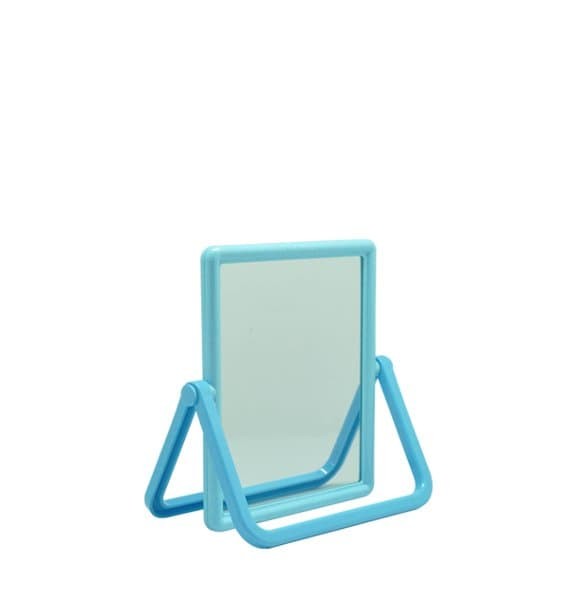 Lion Star MI-3 Beauty Mirror 213 Kaca Duduk Persegi - Biru Muda